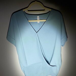 Zenana faux wrap top